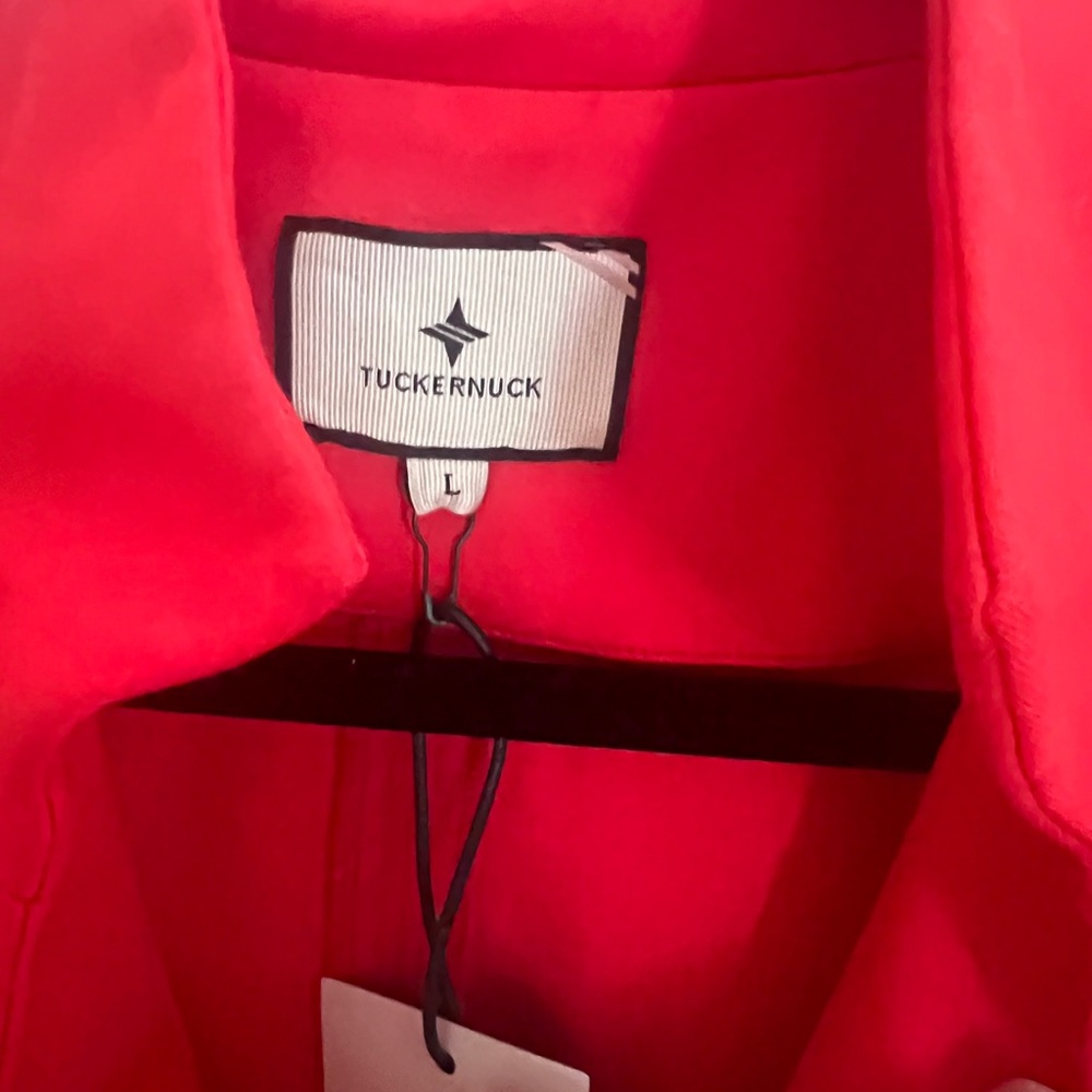 Tuckernuck Red Knit Dress with Tags Large